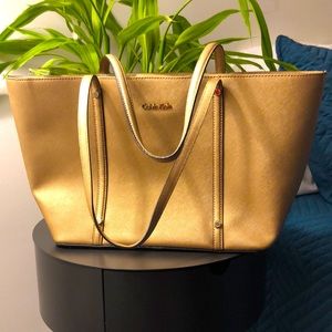 Calvin Klein gold purse
